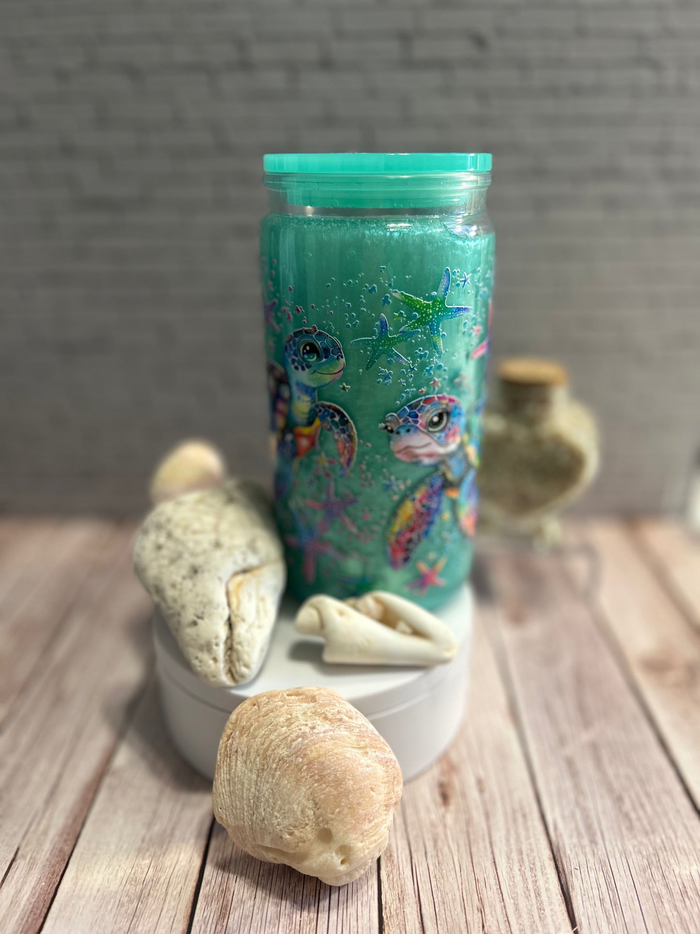 16 oz Snow globe Tumbler