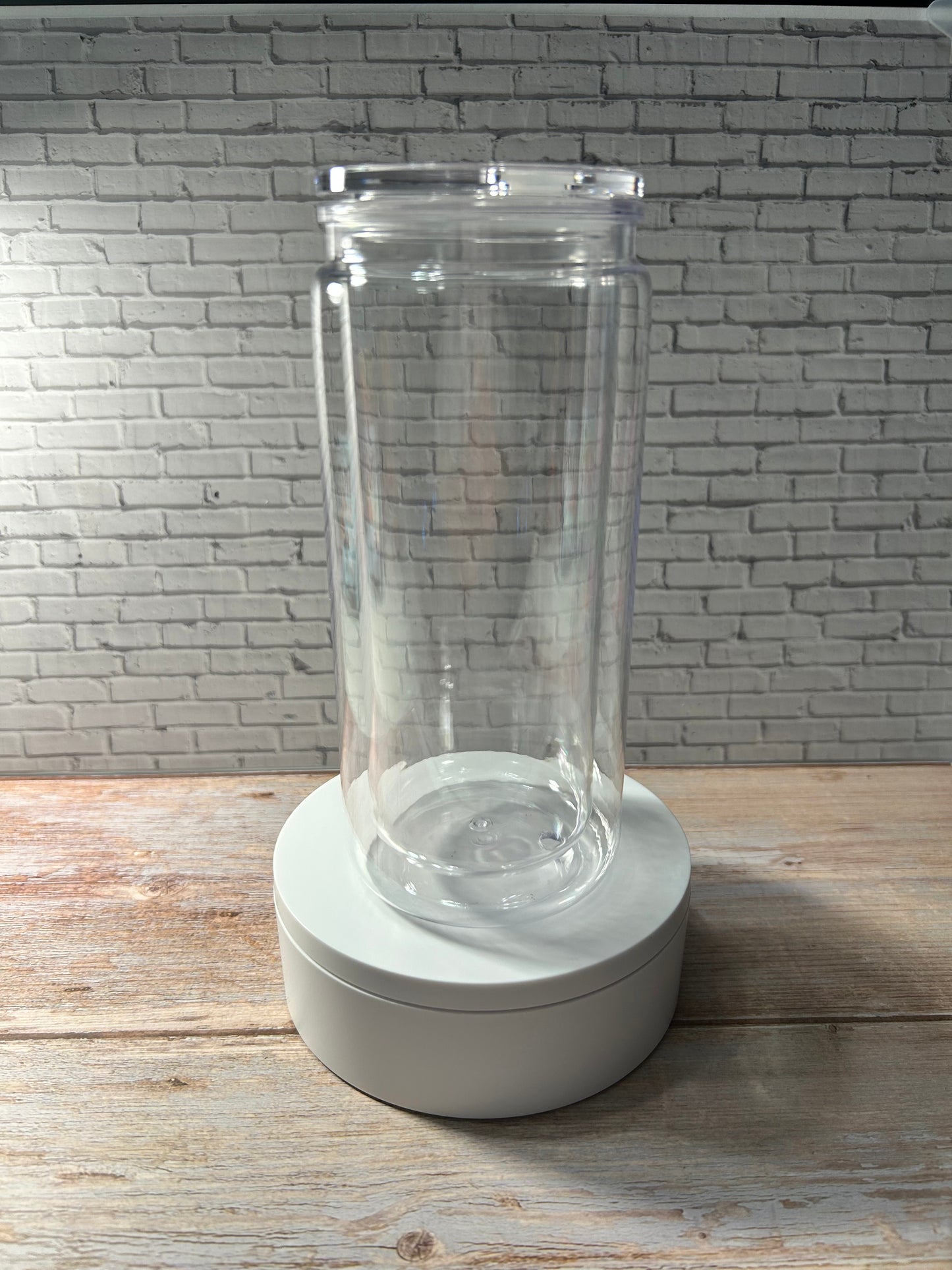 20 oz arcylic snow globe Tumbler cup