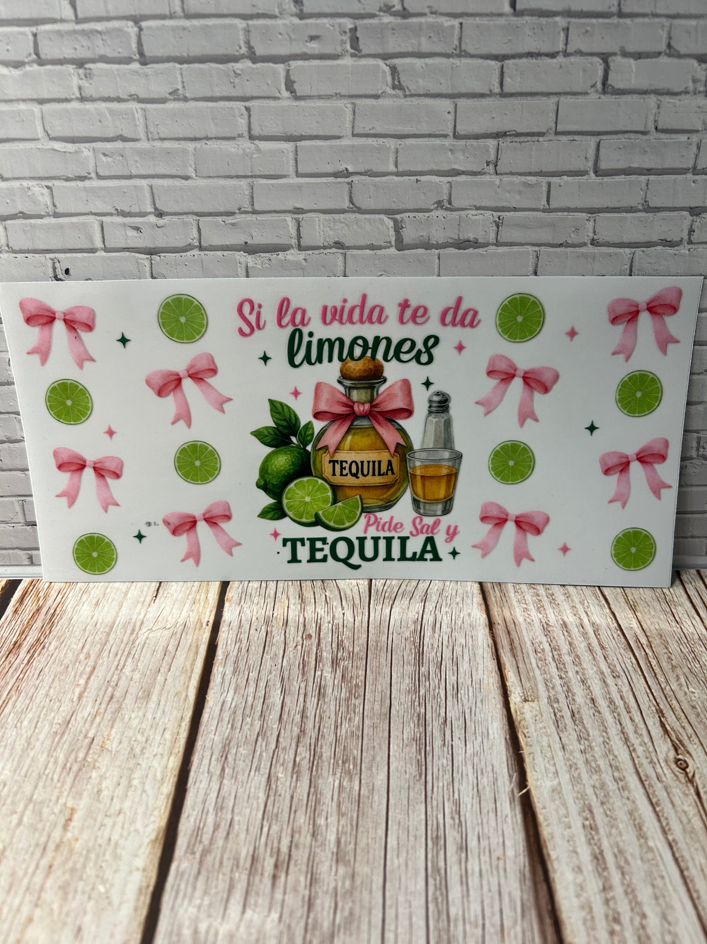 Si la vida te da limones cup decal