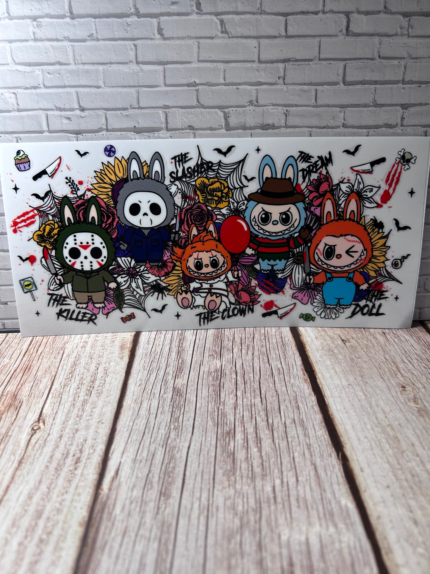L Halloween UVDTF Decal wrap