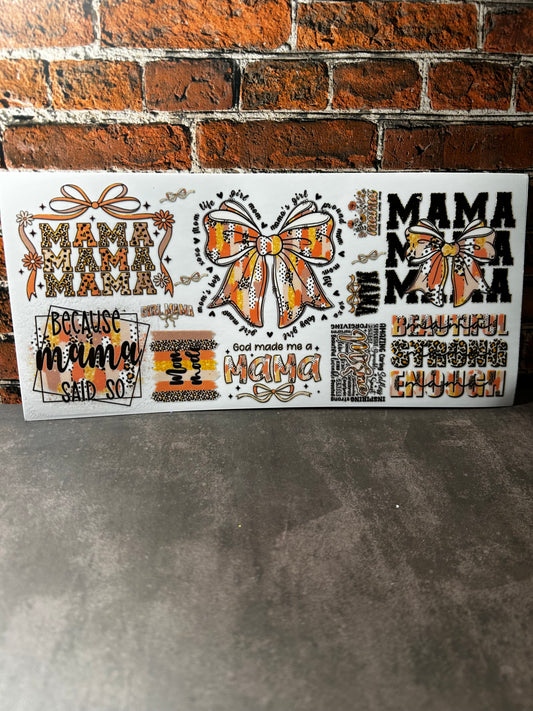 MAMA UV DTF DECAL