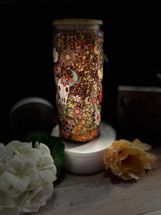 20 oz snow globe Tumbler