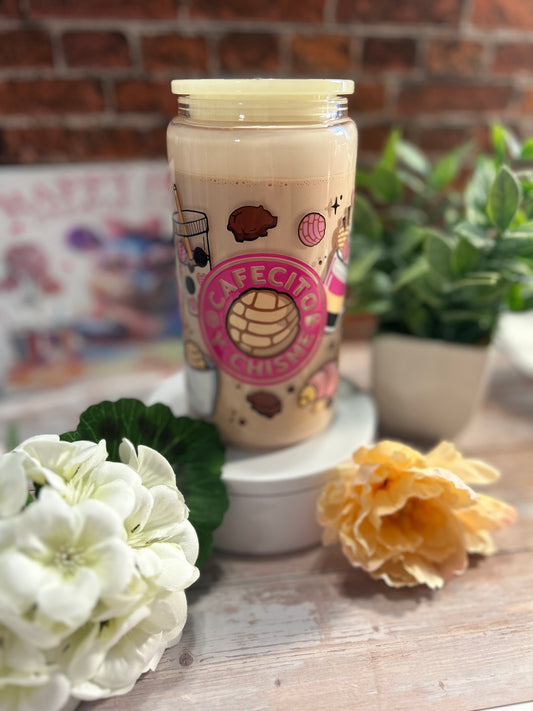 16 oz Cafecito y Chisme cup