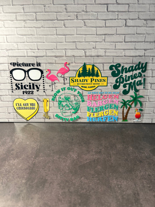 Shady Pines Decal