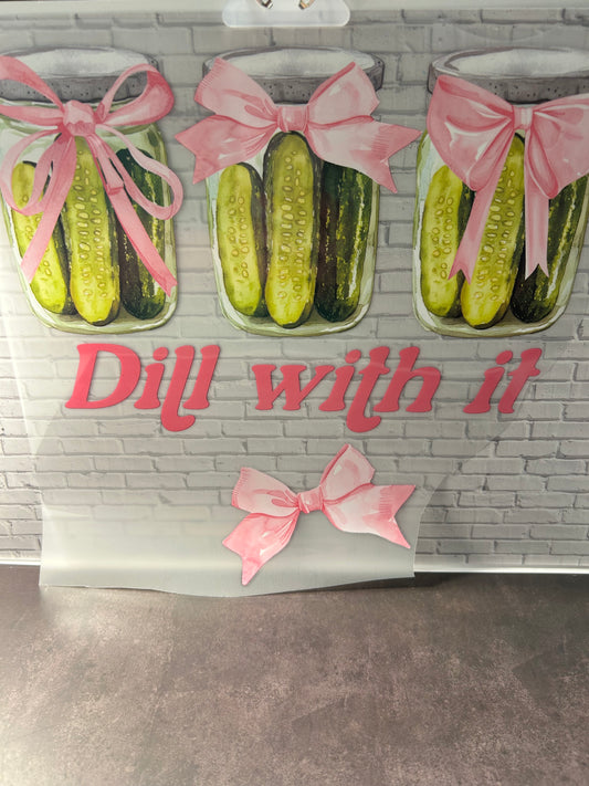 Dill with it heat transfer print