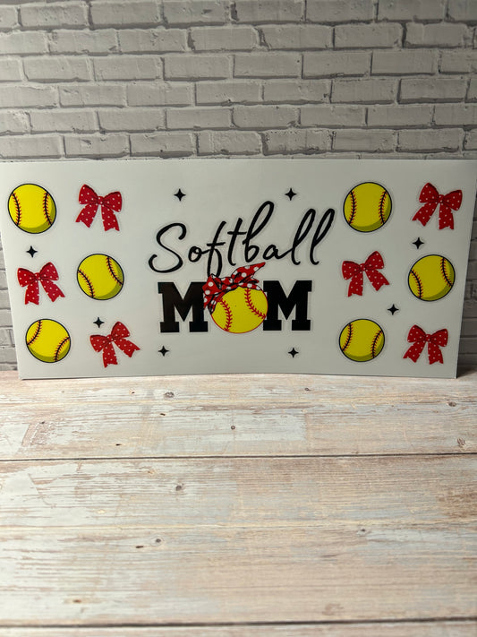 Softball Mom Decal