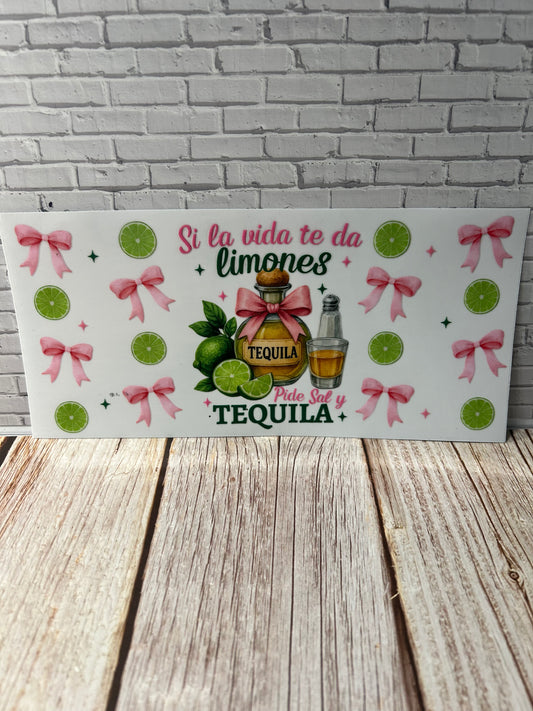 Si la vida te da limones cup decal