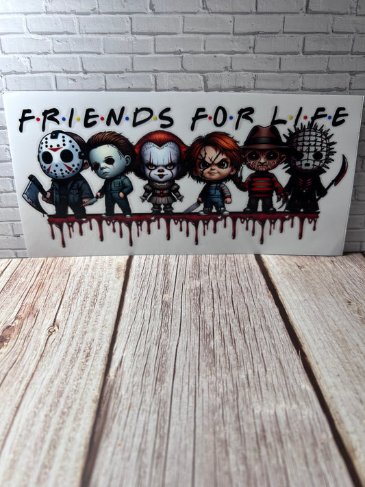 Friends for Life UVDTF decal wrap